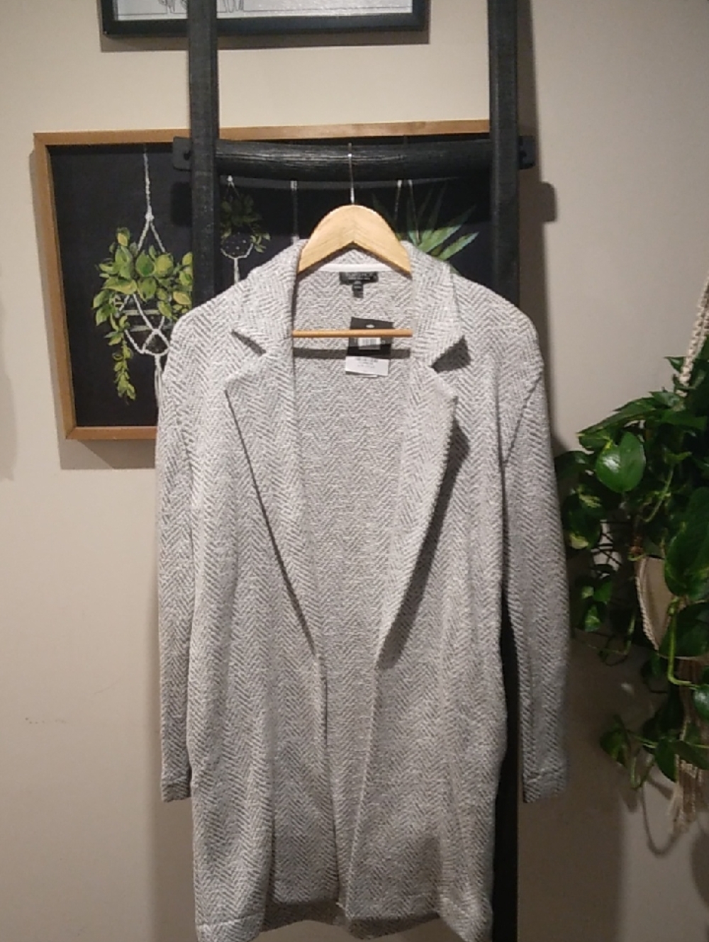 Women's Nordstrom Topshop  Sweater Blazer Jacket